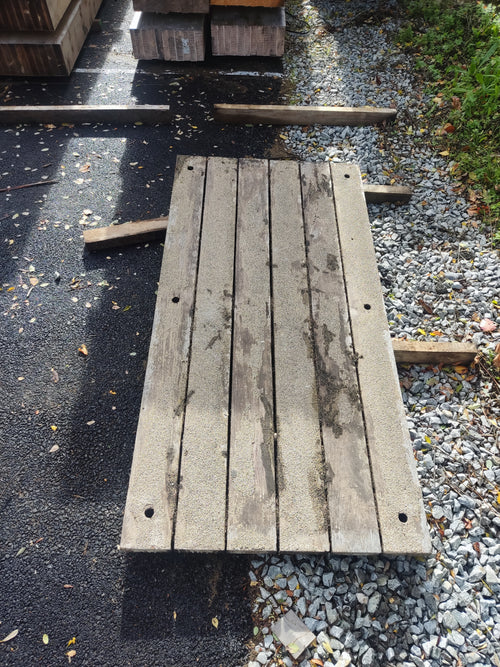 Platelage ipé bois massif - 1800 x 900 x 100 mm (déconstruction)