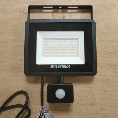 Projecteur LED noir - Sylvania Start Flood Flat PIR