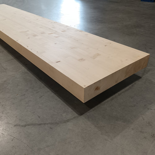 Plan de travail epicéa lamellé collé - 2800 x 610 x 98 mm (raboté 4 faces)
