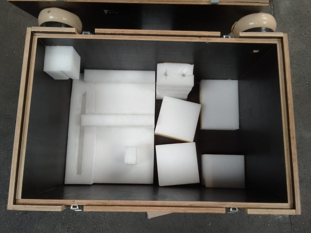 Caisse de transport marron contreplaqué - 900 x 520 x 600 mm