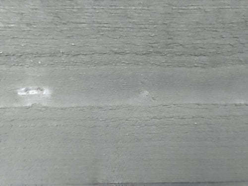 Lambris peint en noir brulé - brut de sciage - 12 x 135 - L=2,37m (déclassé)