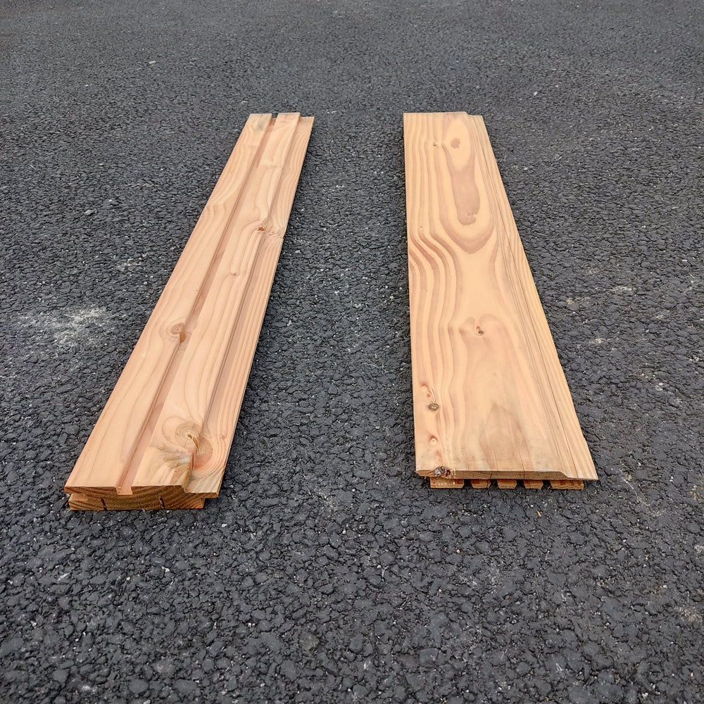 Bardage bois massif resineux (moyenne section)