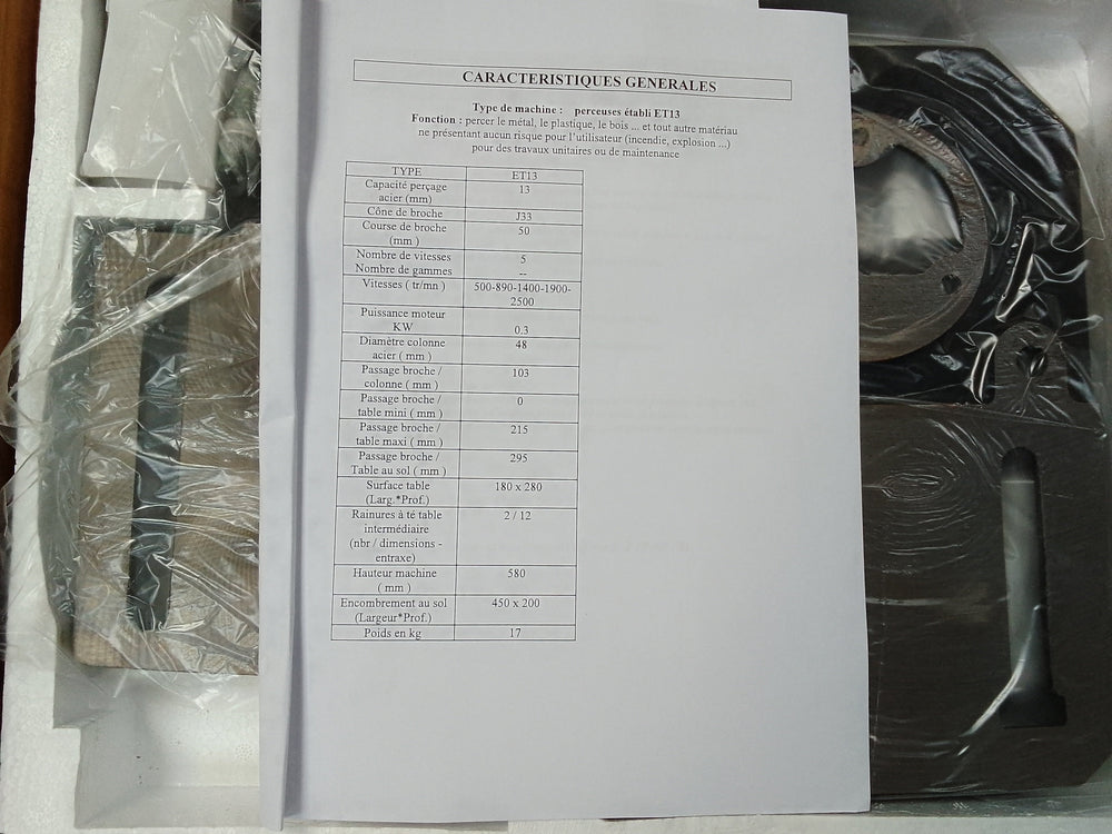 Perceuse d'établis - SYRETTE