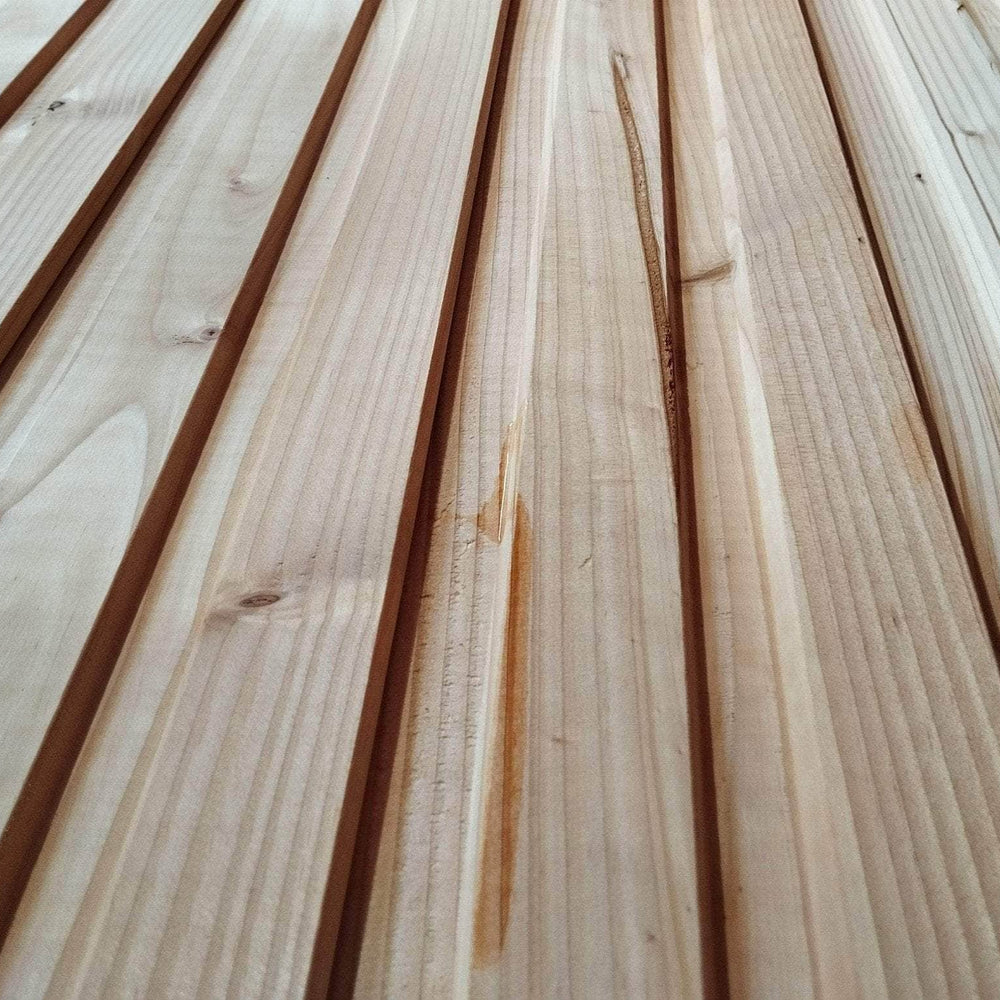 Bardage Douglas  -  Bardage douglas - 22x135 - L=4m (profil Tremolo)