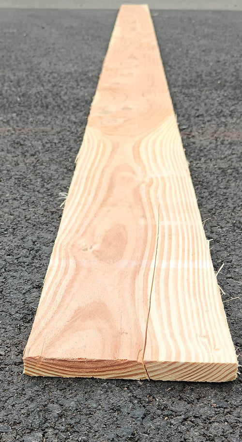 Planche  -  Planche Brute Douglas naturel Piveteau (vert) - 18x150 L=3,5m (déclassé)