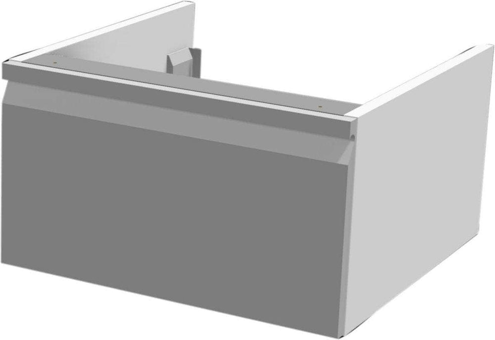 Meuble sanitaires  -  Meuble sous plan 1 tiroir Alterna Zao 50cm noir ALTERNA