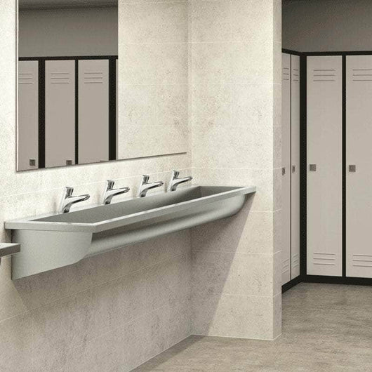 Robinet et colonne - Mitigeur Lavabo Temporisé Delabie 700100 Tempomix 2 Sans Robinets D'Arrêt, Manette Standard
