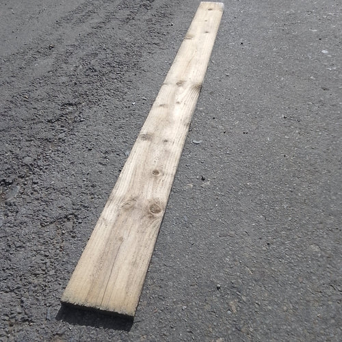 Planche epicéa bois grisé - 18x150 - L=2m (brut de sciage)