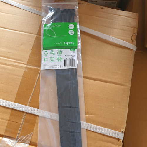 colliers de serrage serre câble noir - 380 x 4.8 mm - Thorsman IMT46234