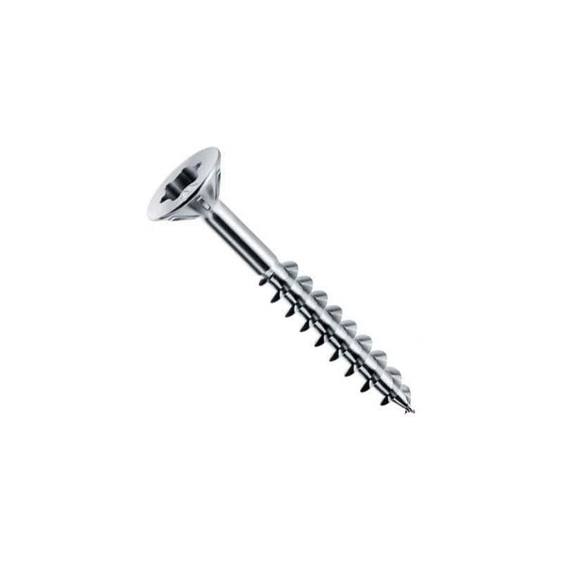 Visserie  -  Boite de 200 Vis Acier 6x50 - Tete fraisée - Filetage partiel - Empreinte Torx