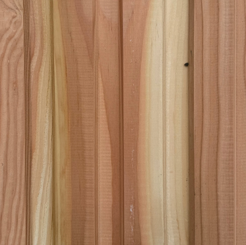 Bardage douglas naturel (profil vagueo) - 21x132 - L=4,5m (déclassé)