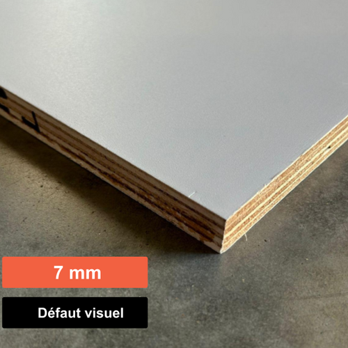 Contreplaqué Extérieur Okoumé laque satinée CTBX (Prime) - 1530 x 600 x 7 mm (défaut visuel)