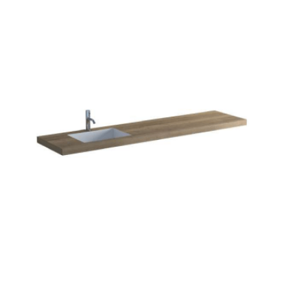 Tablette plan de travail Chêne Halifax 160x50x5,6 cm 5Tali160He50 Sleurs Linea