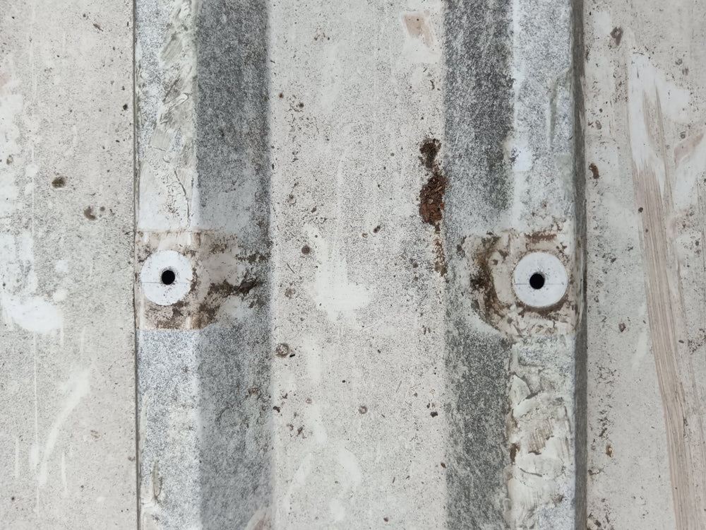 Bac acier blanc - 8050 x 950 x 45 mm