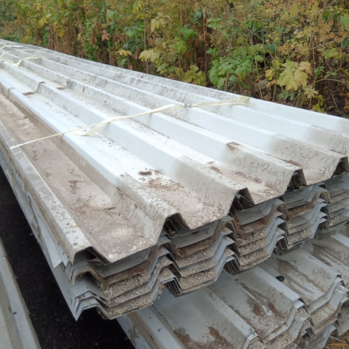 Bac acier blanc - 8050 x 950 x 45 mm