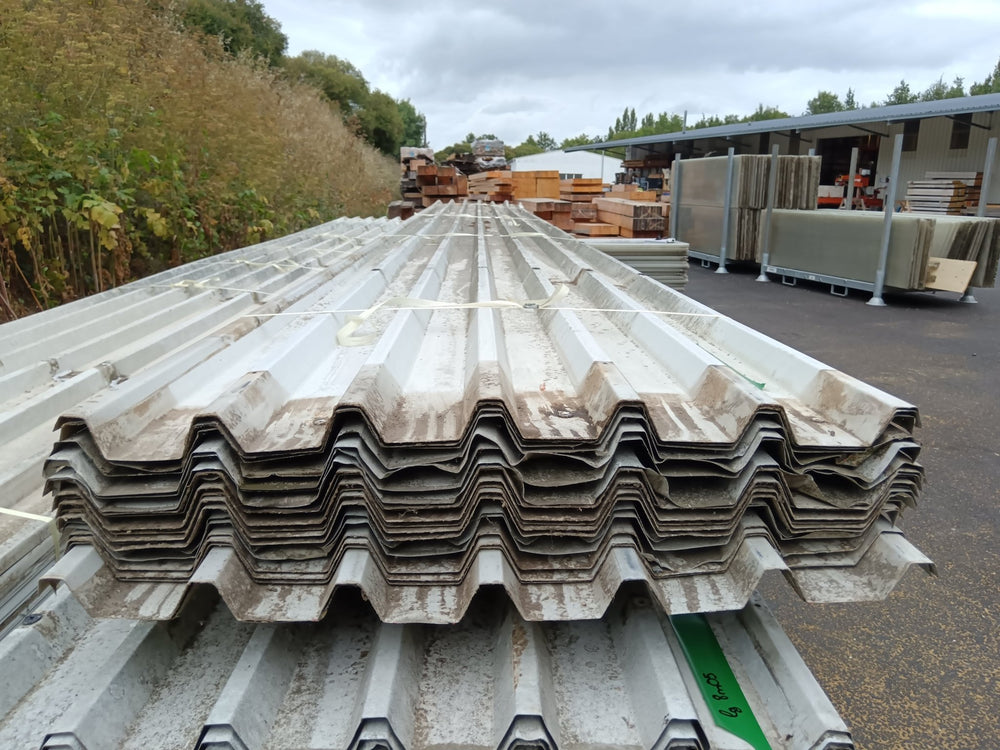 Bac acier blanc - 8050 x 950 x 45 mm