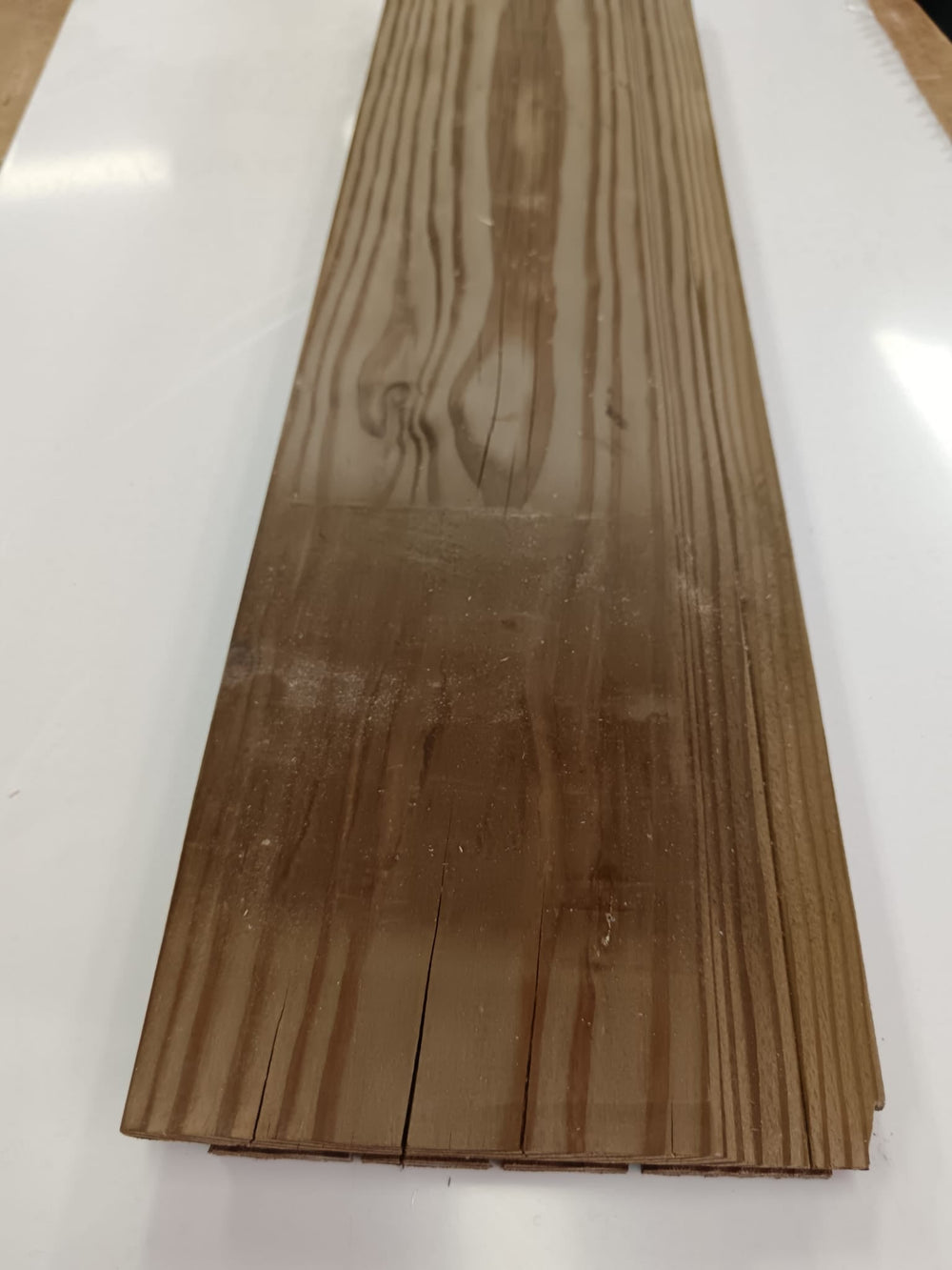 Bardage épicéa traité classe 3 brun - 21x120 - L=3,6m