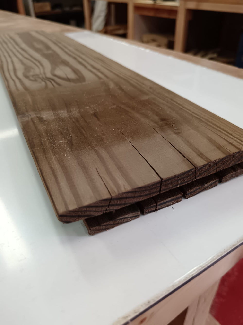 Bardage épicéa traité classe 3 brun - 21x120 - L=3,6m