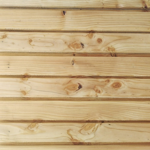 Bardage mélèze des Alpes rainé en bout - 26x135 - L=3m (profil Diablo)