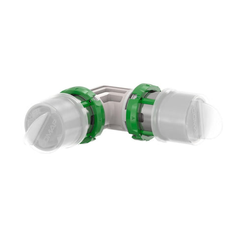 Coude 90° 26x3 (x2) Réf. 9090W26 COMA