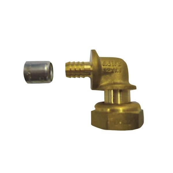 Coude à sertir femelle à écrou tournant DN12 - 12x17 Réf 523328 - ES2 THERMACOME