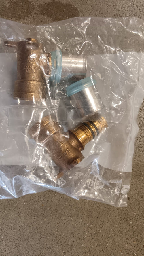 Coude femelle avec bride Altech 26x3/4 (x2) pour tube multicouche