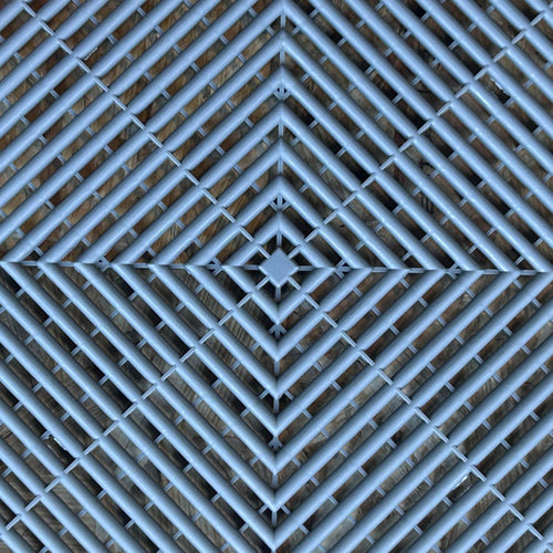 Dalle de Garage PVC Clipsable 400x400mm - gris
