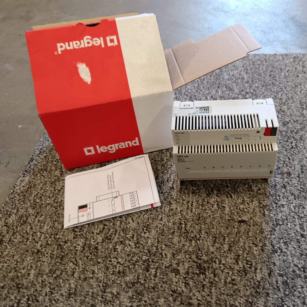 Interface modulaire BUS KNX 6 modules pour raccordement de contact sec avec 8 entrées 6 modules (002655) LEGRAND