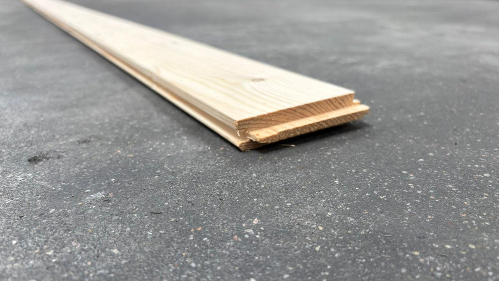 Lames de plancher sapin Non Traité - 20x89 - L=3,87m