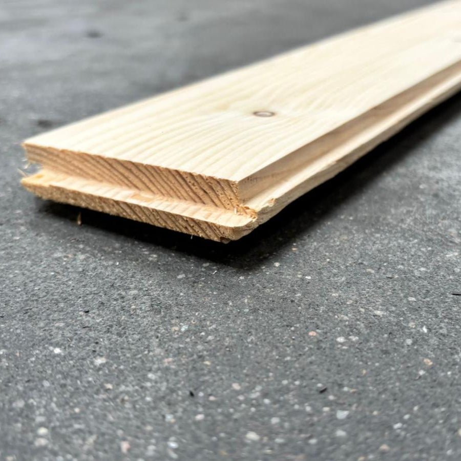 Lames de plancher sapin Non Traité - 20x89 - L=3,87m