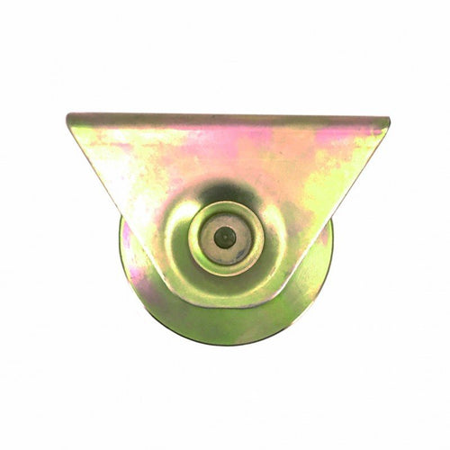 Monture S/Portail Exterieur Galet Acier Gorge V Diam 80 mm Caujolle