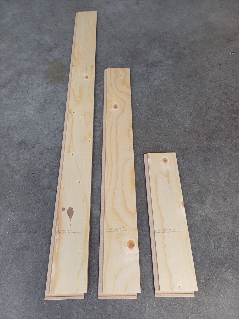 Parquet Contrecollé Broceliande S 90x1210 Clic HDF 12mm Chene Boheme Lin PEFC (4 chanfreins) ref 80179175