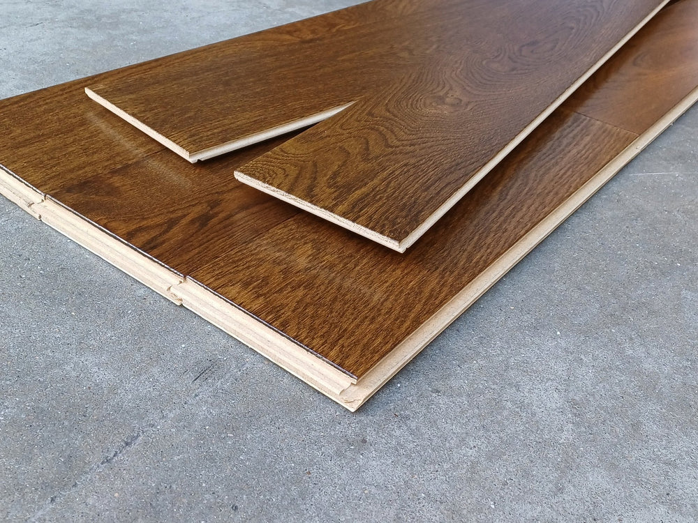 Parquet Contrecollé Diva 139x495 - 1992 Clic HDF 14mm Chene Zenitude Fauve Clair (4 chanfreins)