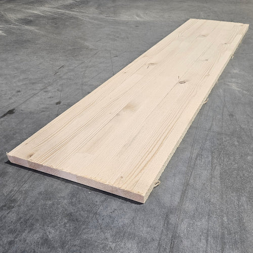 Plan de travail lamellé collé epicéa - 3800 x 530 x 45 mm (brut de sciage)