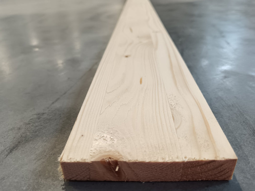 Planche epicéa lamellé collé - 15 x 85 - L=3m (raboté 4 faces)