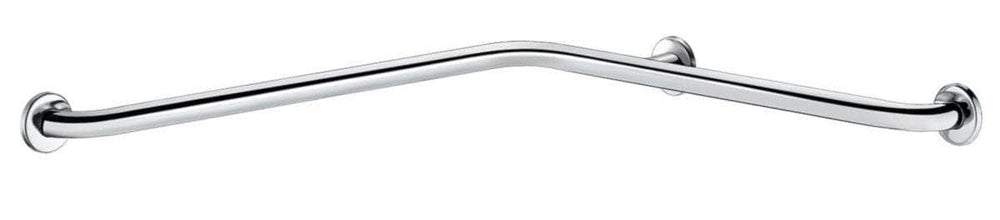 Poignée coudée 2 murs D 32 750 x 750 mm inox poli brillant réf. 5120P2 DELABIE