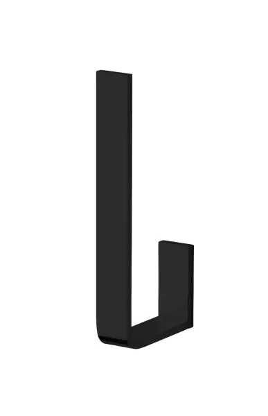 Porte rouleau papier toilette mat Noir