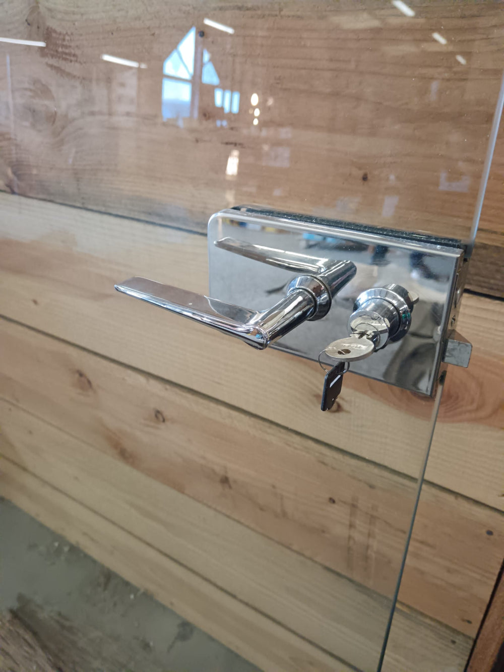 Porte vitrée - 820 x 203,5 x 8 mm