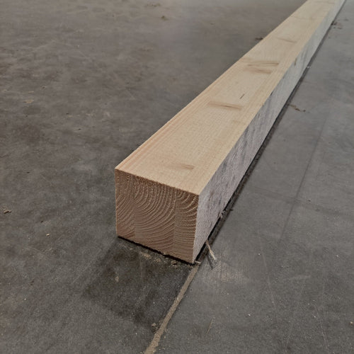 Poteau epicéa lamellé collé - 100x100 - L=2m (brut de sciage)