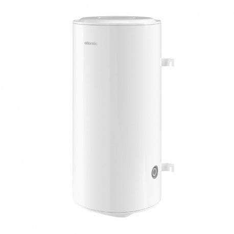 Préparateur d'eau chaude Duotherm équipé multiposition 150L, installation verticale ou horizontale, livré avec 1 raccord diélectrique 3/4'', équipé d'un échangeur annulaire, sans Aquastat, sans kit Aquastat Réf : 874036 ATLANTIC