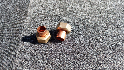 Raccord 2 pièces droit douille Cu 26/34 - 28 8359GLCu (sachet de 2 pièces) ALTECH