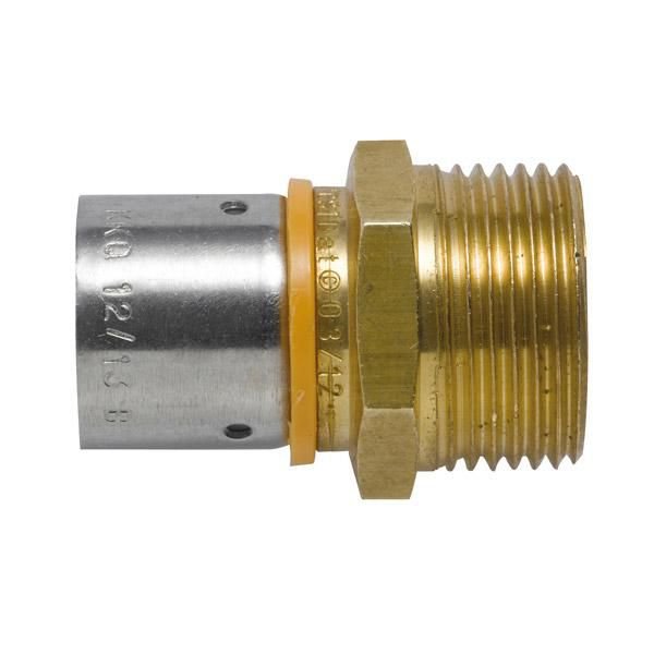 Raccord à sertir mâle fixe DN20 - 20x27 Réf 523305 - EB50 THERMACOME