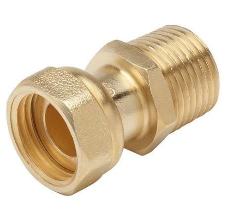 Raccord droit 1 pièce joint plat mâle/femelle 15x21 0291301 BANIDES