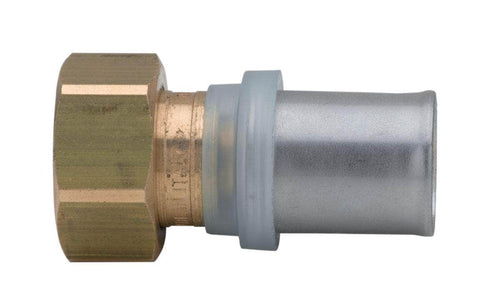 Raccord droit femelle écrou libre Altech 16x3/4 (x2) pour tube multicouche ALTECH