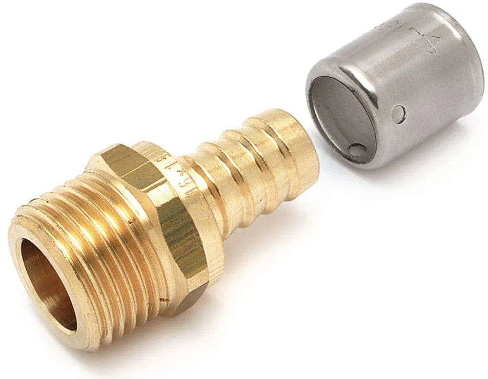 Raccord PER à sertir ALTECH fixe mâle D 20 - 15 x 21 (sachet de 2 pièces)