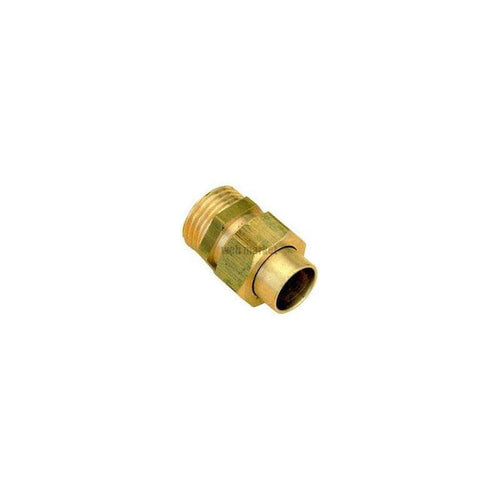 Raccord union 3 pièces droit mâle 15/21 - 12 8341Gcu (sachet de 2 pièces) ALTECH