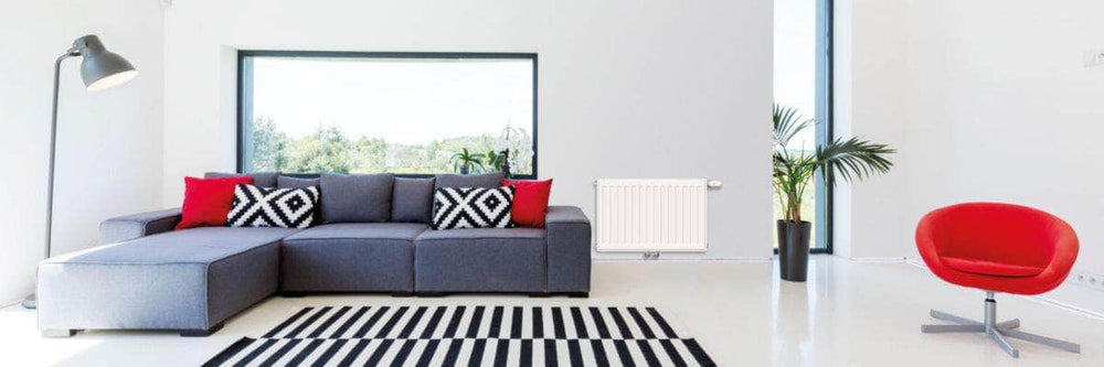 Radiateur eau chaude T6 3010 33VM 400x2000 Dt50°C 3872W Réf. 33VM400 2000 / F1H3304020010B00 FINIMETAL