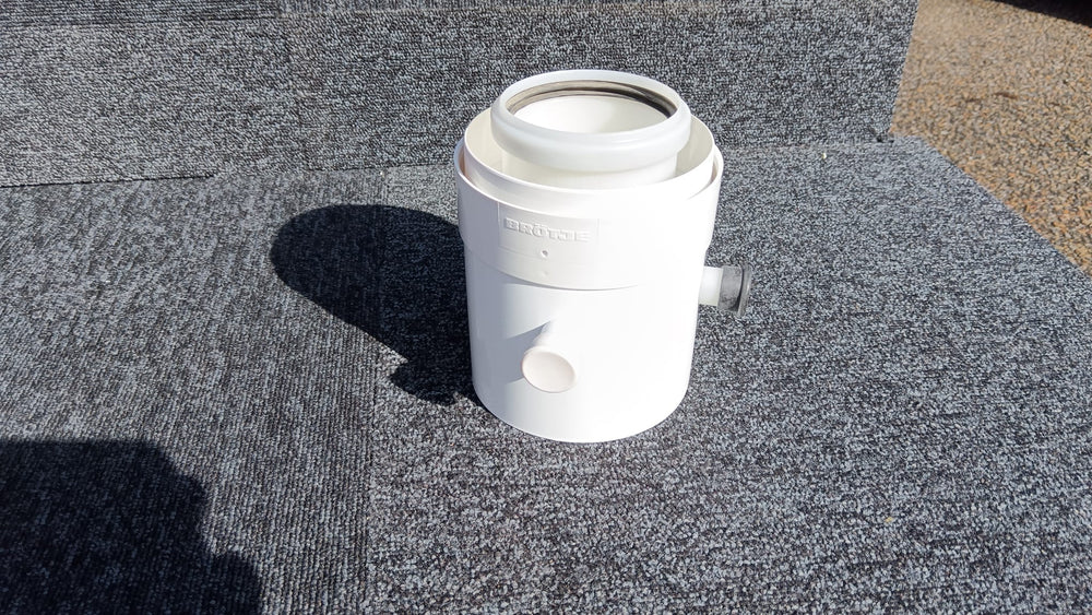 Réhausseur avec prise de mesure diamètre 80 - 125 mm PPS/AL réf. CRN995009 CHAPPEE