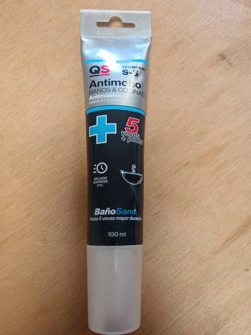 Mastic Silicone Salle de Bain Translucide Tecnosil S-5 (Tube 100 ml)