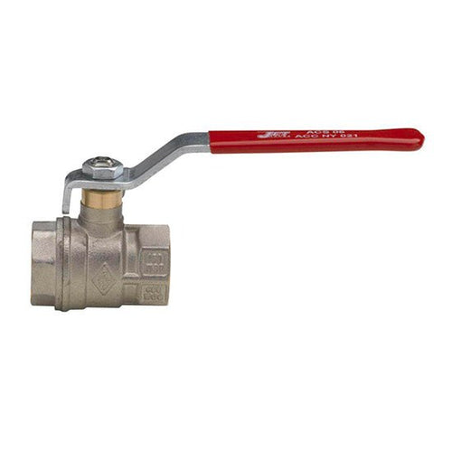 Robinet Altech à tournant sphérique poignée plate FF 26x34 Passage intégral. Laiton nikelé. ACS. ALTECH